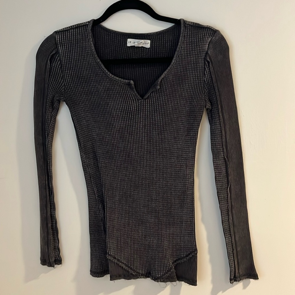 If It Were Me V Neck, Size S, dark grey